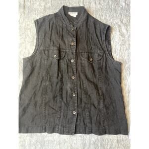 Vintage Central Falls Sleeveless Black SIze L